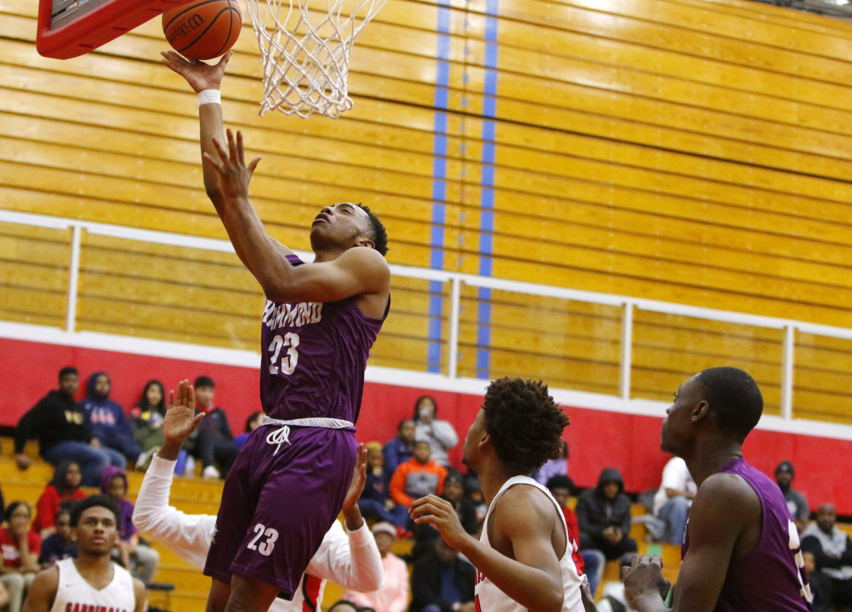 Hammond at EC Central boys basketball